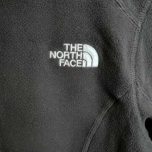 The North Face Black Quarter Zip Fleece Pullover Jacket Women's Sz S Activewear - Picture 3 of 6